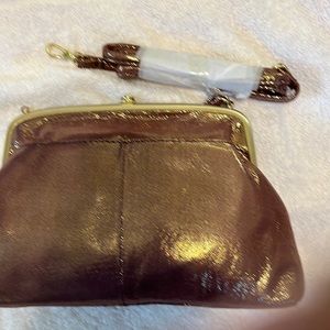 New Hobo bag shiny plum color